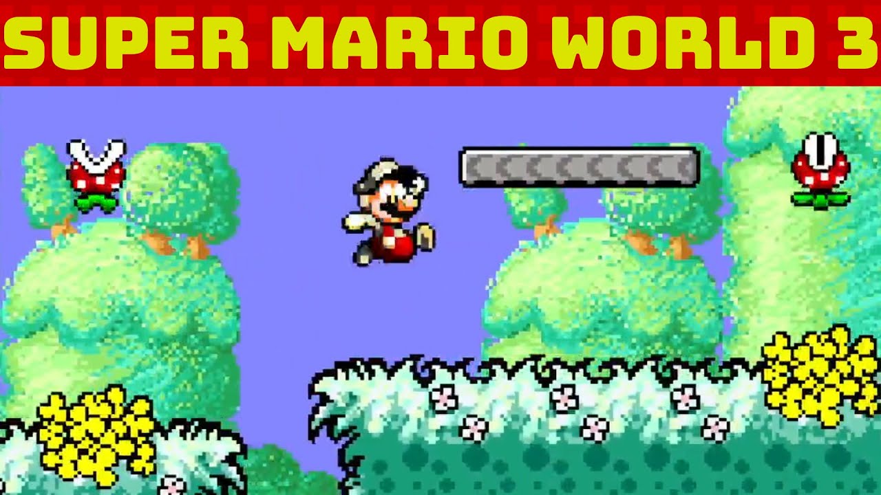 Super Mario World 3 Um Novo Mundo para o Super Nintendo