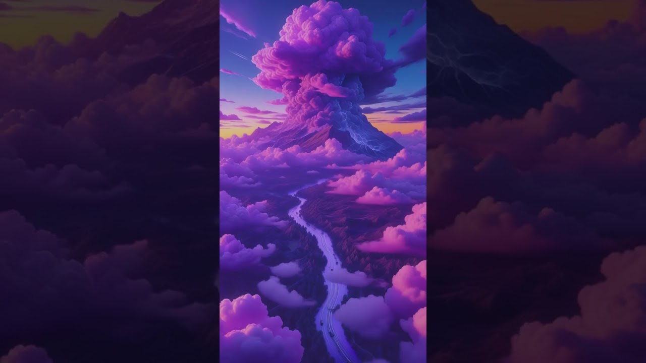 The Mystery of Purple Clouds: Unexplained Phenomena in the Sky 