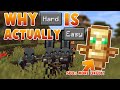 Why Hard Difficulty In Minecraft Is Actually EASIER