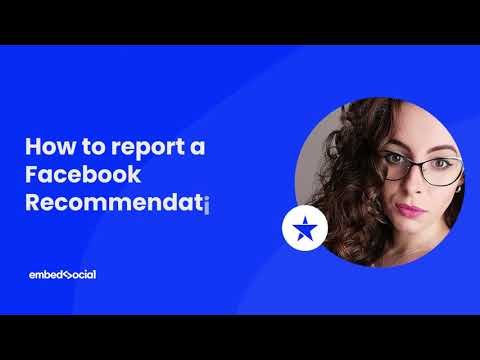 How to report Facebook review video