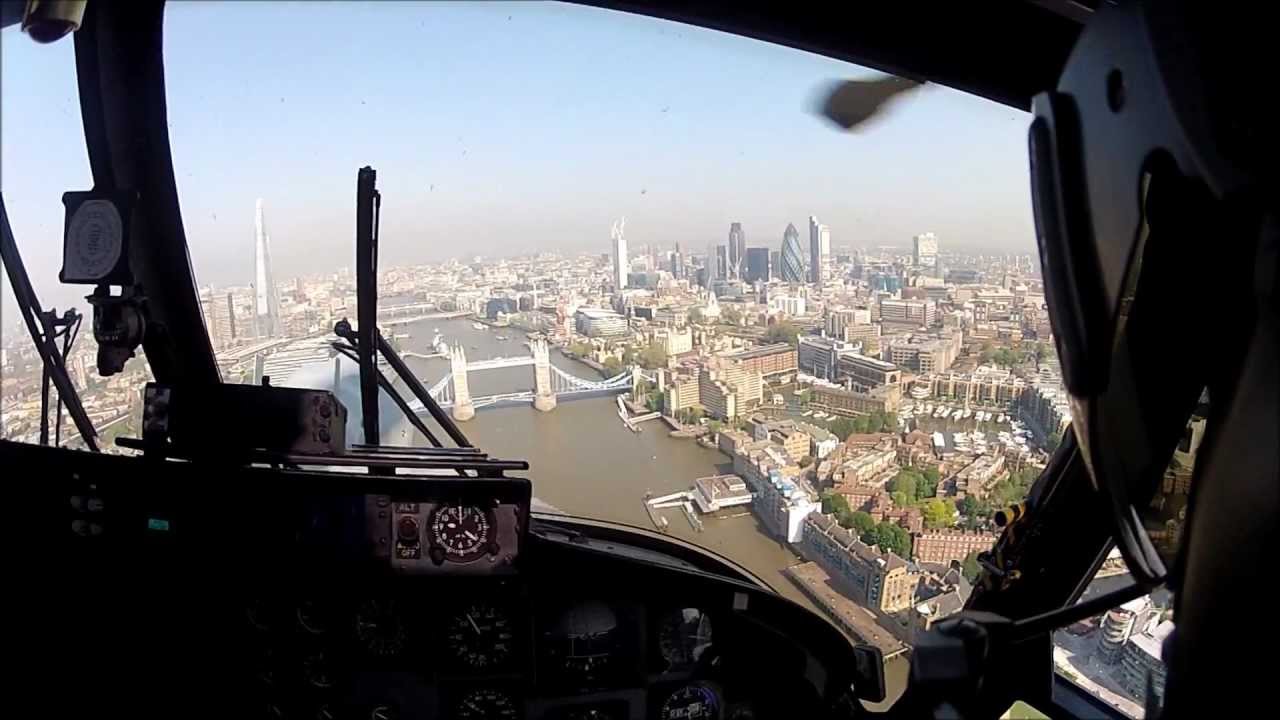 Central London from the air. - YouTube