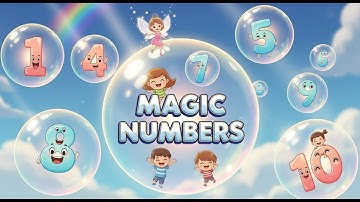 ✨ Magic Numbers Song for Kids | Learn to Count 1 to 10 with Fairies, Stars & Clouds 🌈