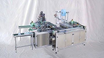 1+ 2 type surgical face masks making line servo motor earloop attachment MC masques faisant ligne