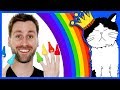  learn colors for kids  rainbow song  mooseclumps  educationals and songs for kids