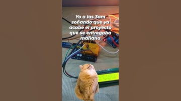 Con razón mi sueño estaba bien raro 😅 #electronica #mecatronica #arduino #ingenieria #project #dev