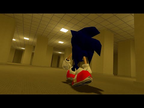 Sonic in the Backrooms