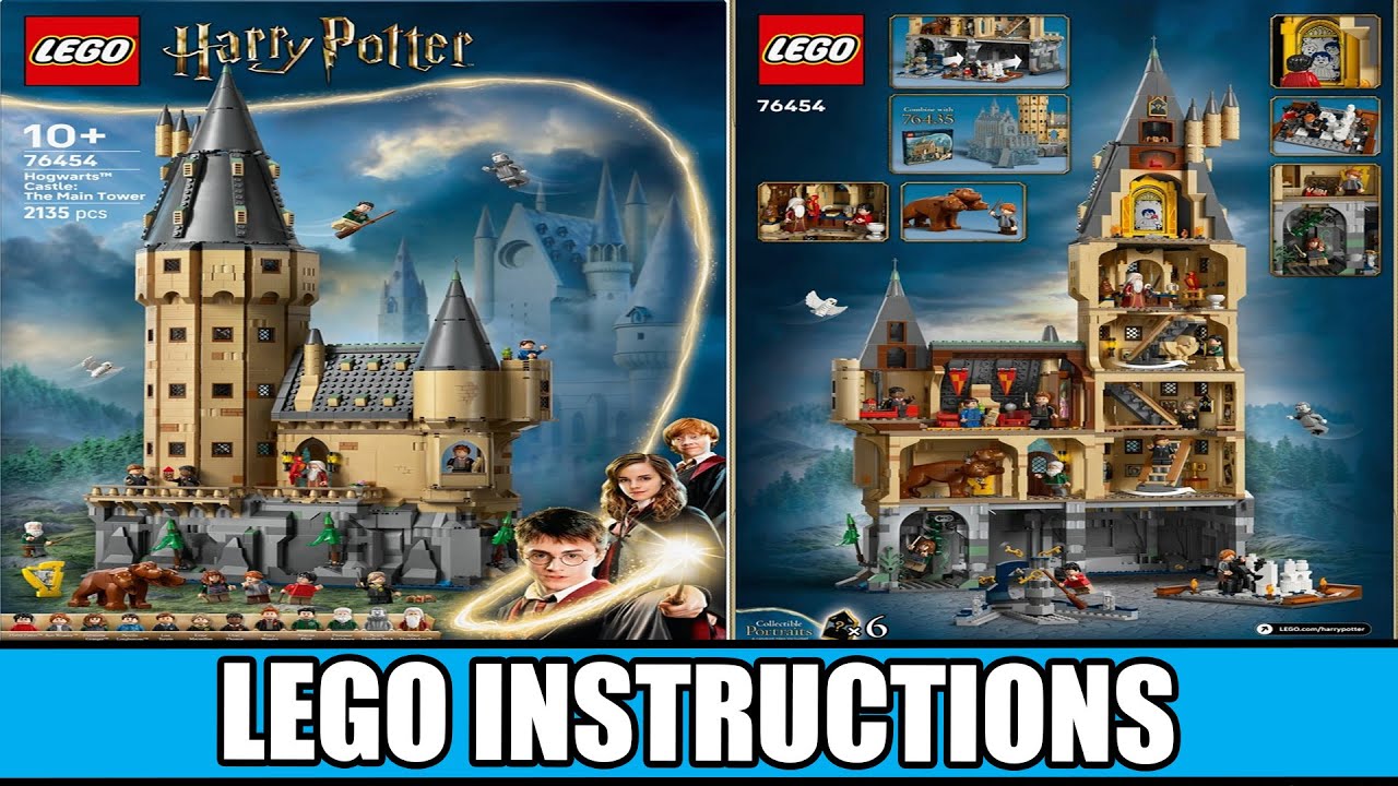 Harry Potter - Hogwarts Castle: The Main Tower LEGO instructions