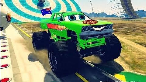 Lightning Mcqueen Monster Truck: Mcqueen Racing 3D - Android Gameplay