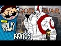 How to Draw KRATOS (God of War) | Narrated Easy Step-by-Step Tutorial