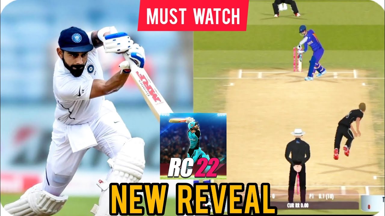 Real cricket 22 Virat kohli cover drive vs Virat kohli Real cover drive ...