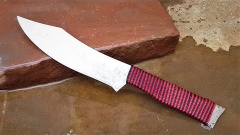 Knife Making - Super Sharp Knife Making out of Leaf Spring