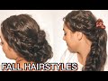 Easy FALL HAIRSTYLES 2020 | HEATLESS Fishtail Braided Hairstyle TUTORIALS for Long to Medium Hair