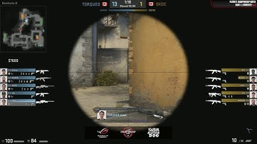 Steel hits a nutty AWP flick down Banana against the boost