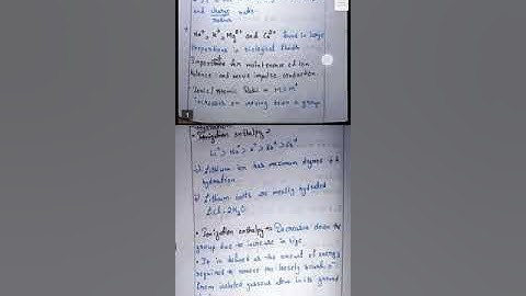 S-block elements class 11 handwritten notes.