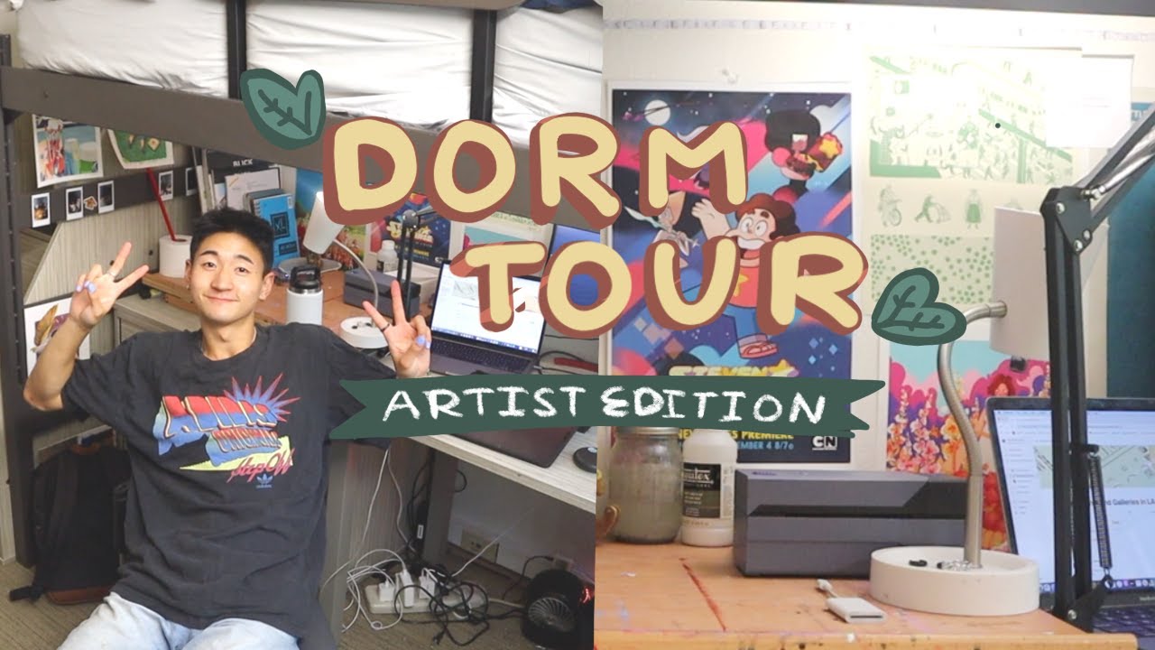 COLLEGE DORM TOUR (art student at USC)