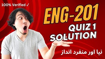 ENG201 QUIZ 1 SOLUTION 2023 || ENG201 QUIZ 1 SOLUTION SPRING 2023