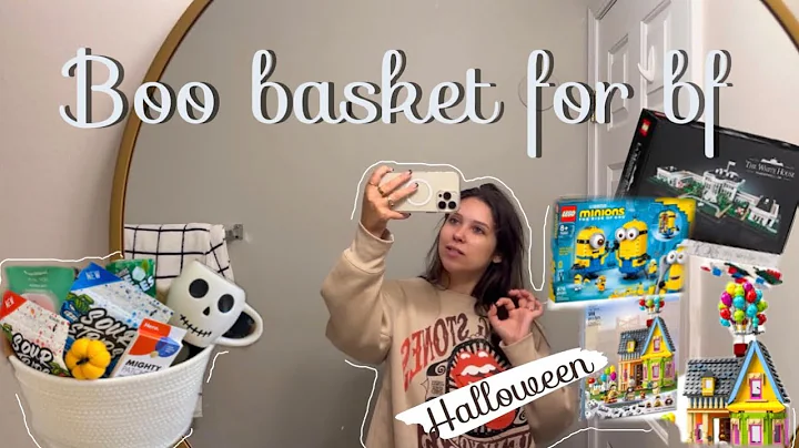 Come make a boo basket for my boyfriend for Halloween come shop with me!