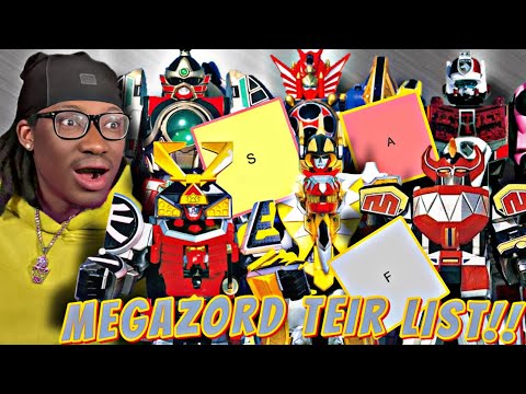 RANKING ALL POWER RANGERS MEGAZORDS (TIER LIST)
