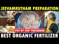 Jeevamrutham preparation  step by step procedure  how to make jeevamrut at home
