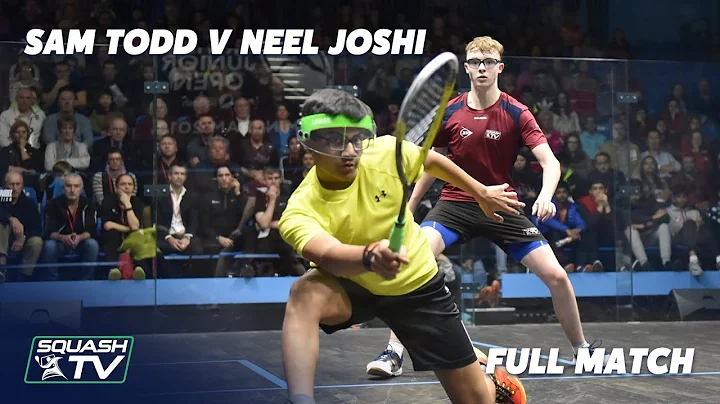 Squash: Todd v Joshi - British Junior Open Rewind ...