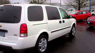 Chevy Uplander 7 passenger van with removable seats at Gresham Ford Chevy Uplander Van 8 Passenger Conversion Mod