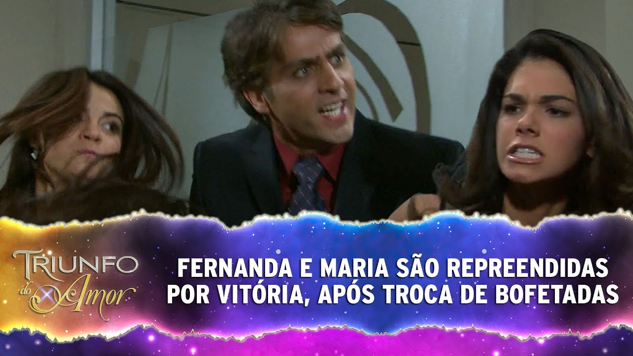Fernanda e Maria são repreendidas por Vitória, após troca de bofetadas l Triunfo do Amor - 11/12/20