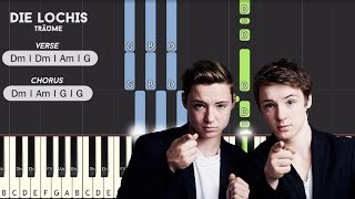 Die Lochis  TRÄUME Piano Tutorial