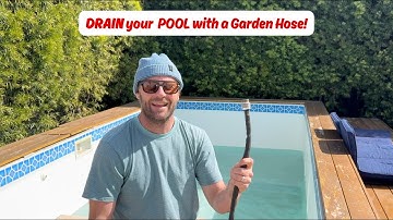 How to Drain a Swimming Pool with a Garden Hose