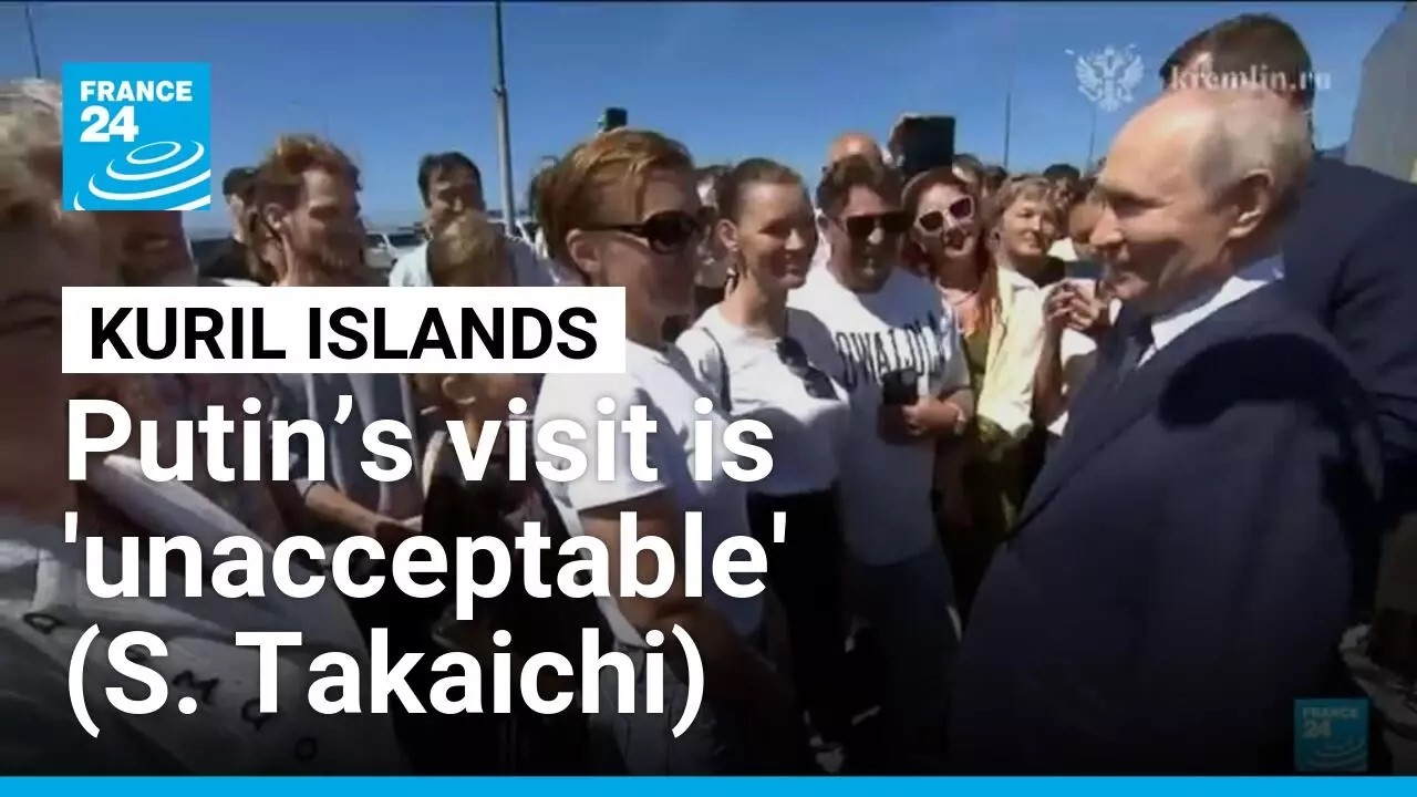 Japan protests Putin's first visit to disputed islands • FRANCE 24 English