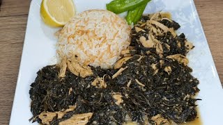 Mlukhieh||ملوخية ورق يابسة على الطريقة اللبنانية ولا اطيب