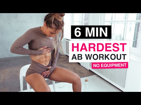 6 MIN HARDEST AB WORKOUT (MUST TRY!)