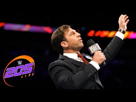 Drew Gulak gives an uninterrupted PowerPoint presentation: WWE 205 Live, Oct. 17, 2017