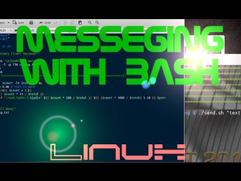Messaging With Netcat Script With Bash On Linux