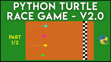 Python - Turtle Race Game V2.0 (Part 1/2)