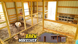 BARN Makeover Means HARD LABOR || Homesteading Summer Chores || Living Off Grid