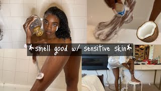 How to Smell Good with Sensitive Skin | Gentle Cocoanut Summer Shower Routine  2021 | Jimi Meaux Co.