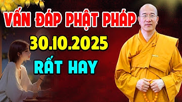 Vấn Đáp Phật Pháp Ngày 30.10.2025 l Thầy Thích Trúc Thái Minh