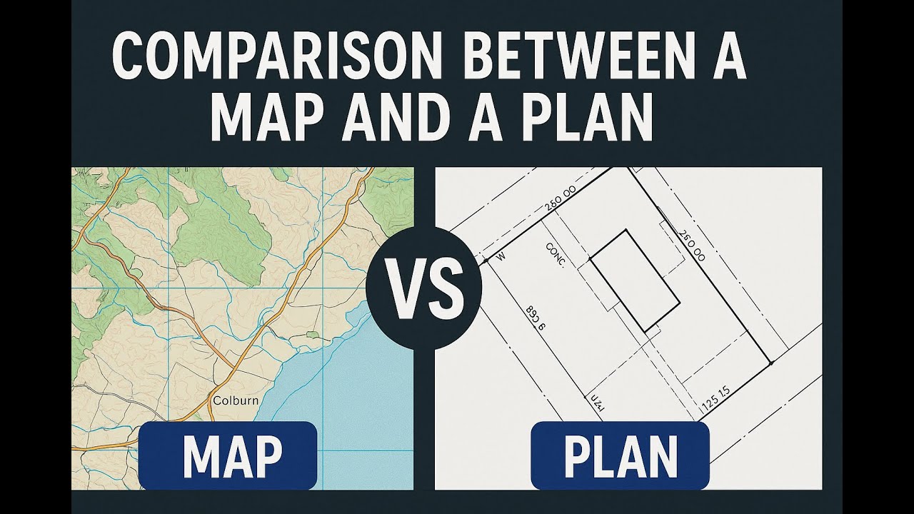 Comparison between Map and Plan - YouTube