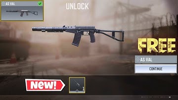 How to Unlock AS VAL in COD Mobile | How to Get AS VAL ASSAULT RIFLE in COD Mobile