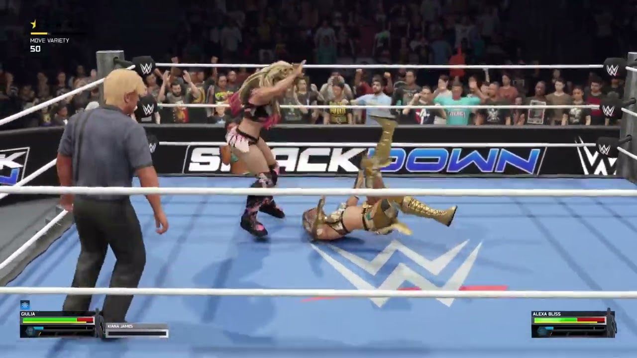 WWE 2K25 - Giulia vs. Alexa Bliss (Championship Match)