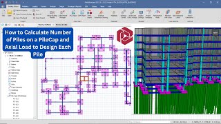 PROTASTRUCTURE NUMBER OF PILES  ON PILECAP AND LOADS ON EACH PILE CALCULATION CHECK