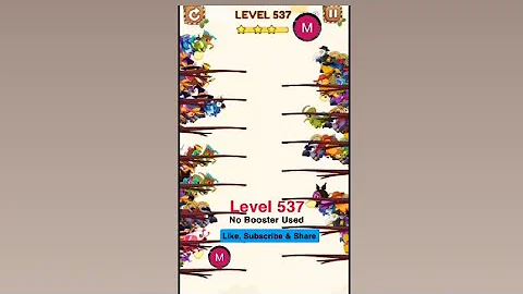 #bird #sort 2 #color #puzzle #level 537 #birdsort #colour #gaming #viral #trending #shorts #solution