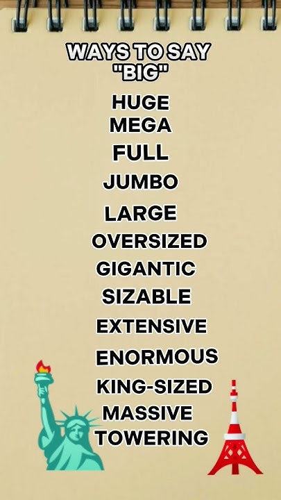 ways-to-say-big-in-english-youtube