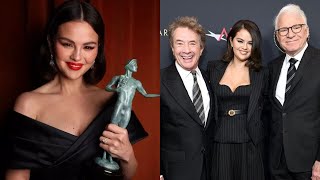 Selena Gomez Reacts to SAG Win and Says Steve and Martin Don't Care!