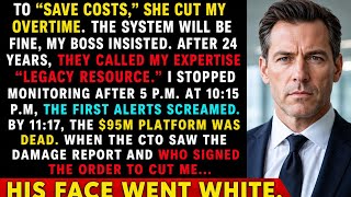 She Cut My Overtime To 'Save Costs' - That Night, Our $95M System Died