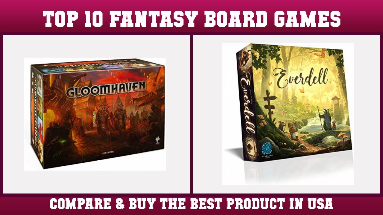 Top 10 Fantasy Board Games to buy in USA 2021 | Price & Review