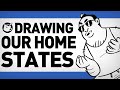 Drawing Our Home States As People