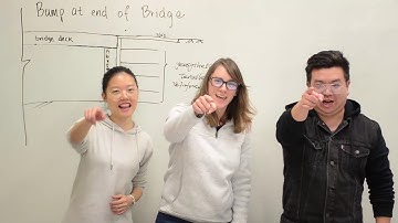 The University of Kansas: Bump at the end of bridge