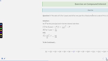 Question on Compound Interest Part 4 #SATHEE_SSC #swayamprabha #SSC