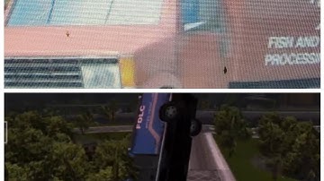 GTA SC triad van stunts with cheat device remastered 2